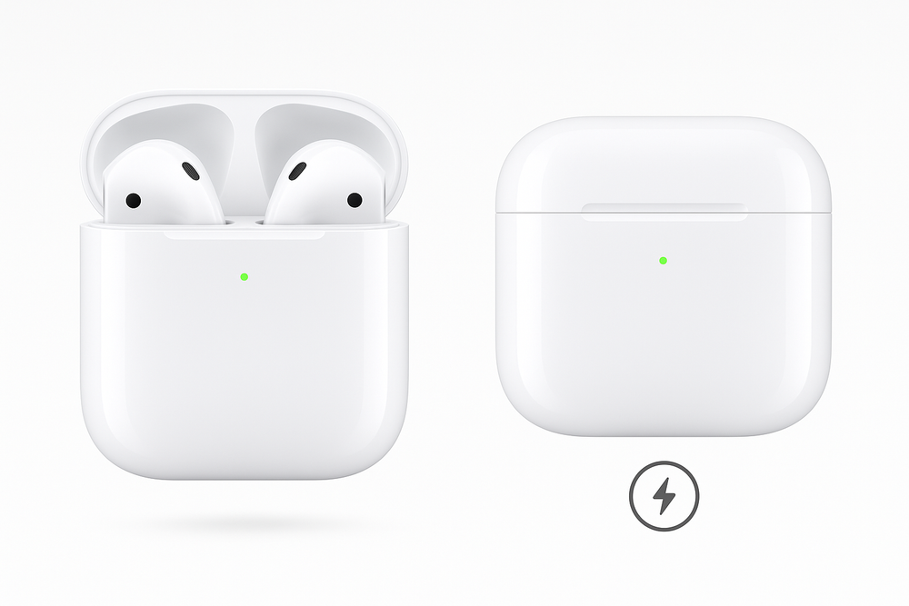 AirPods 4 charging case views