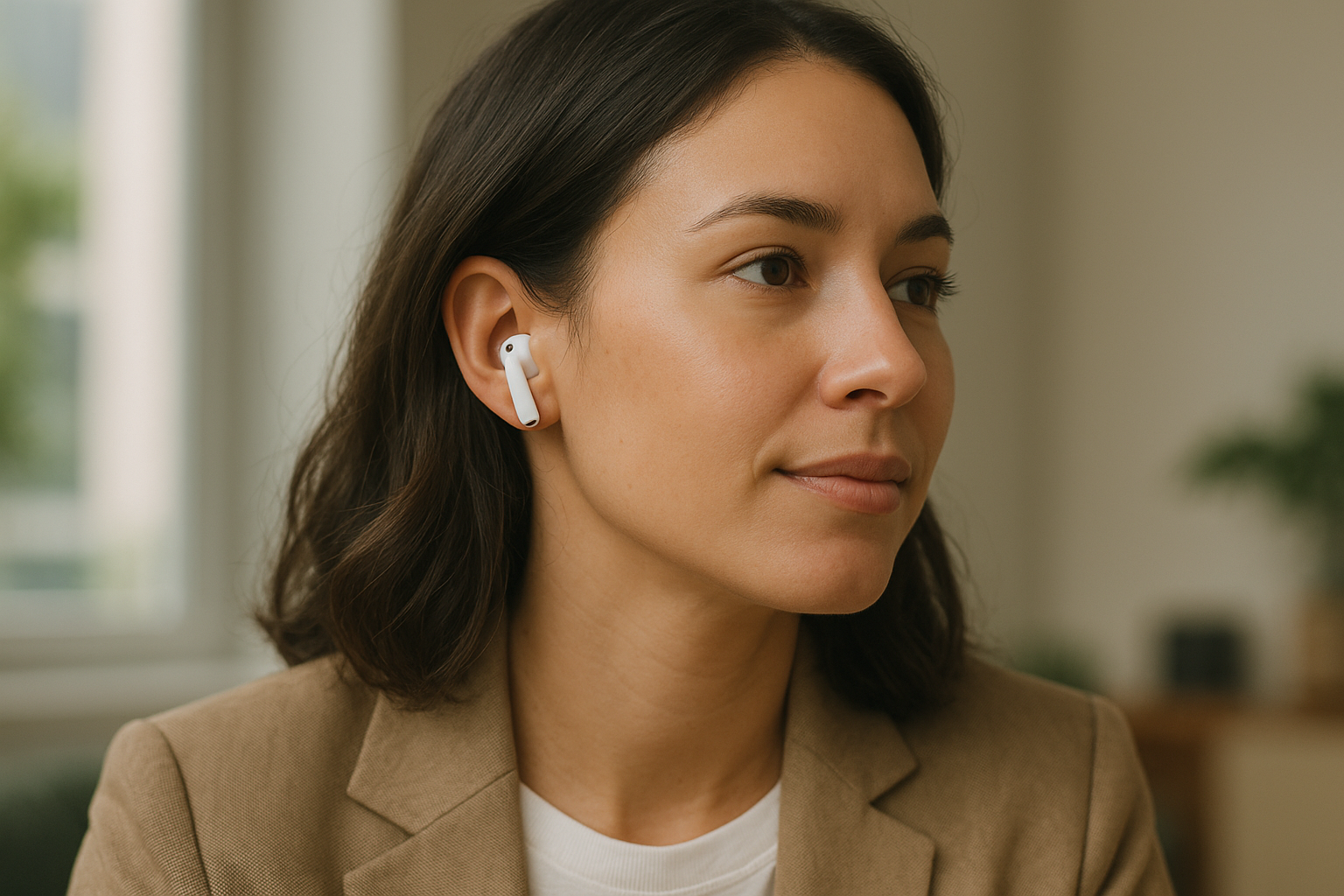 AirPods 4 lifestyle shot