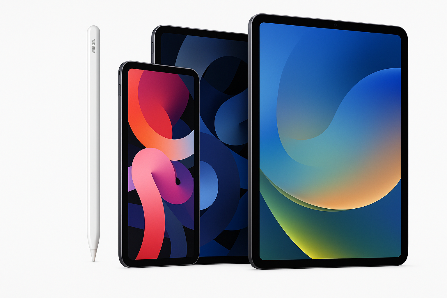 Apple Pencil 2nd gen with compatible iPads