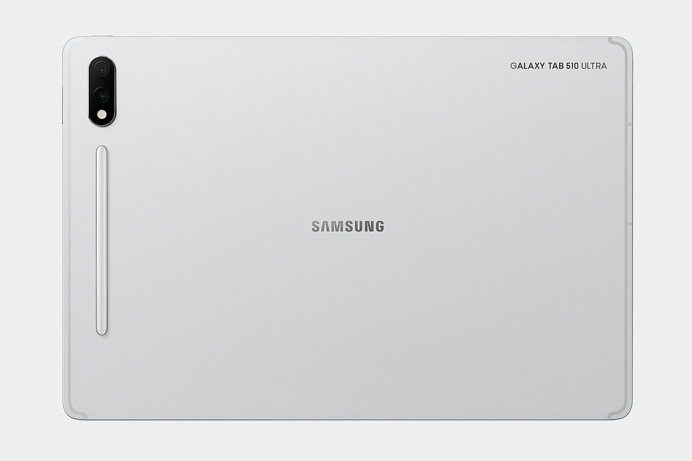 Silver Samsung Galaxy Tab S10 Ultra - Back