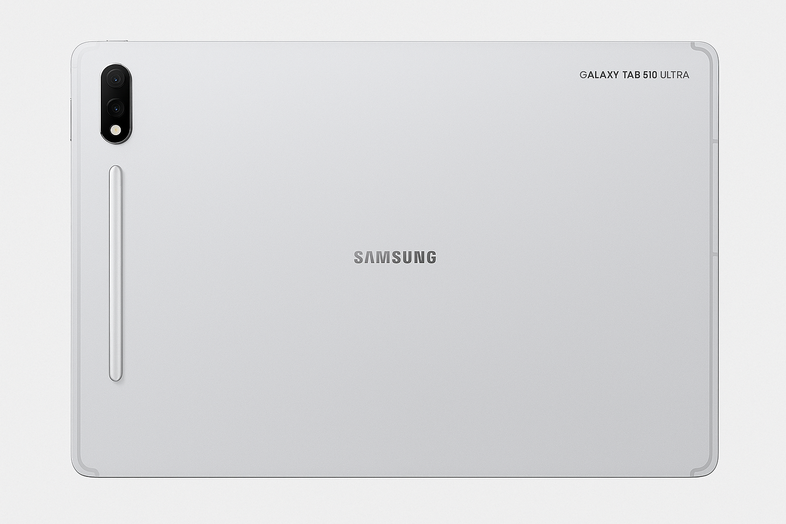 Silver Samsung Galaxy Tab S10 Ultra - Back